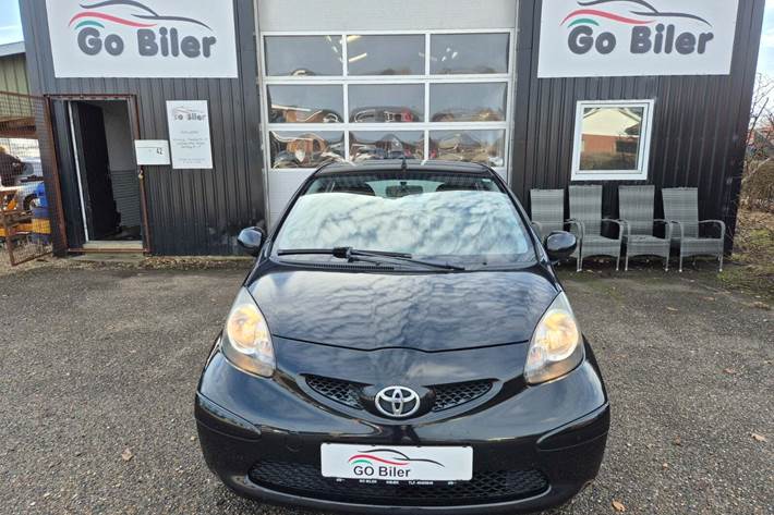 Grøn Toyota Aygo fra 2007