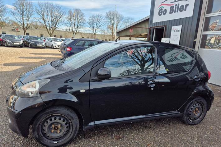 Grøn Toyota Aygo fra 2007