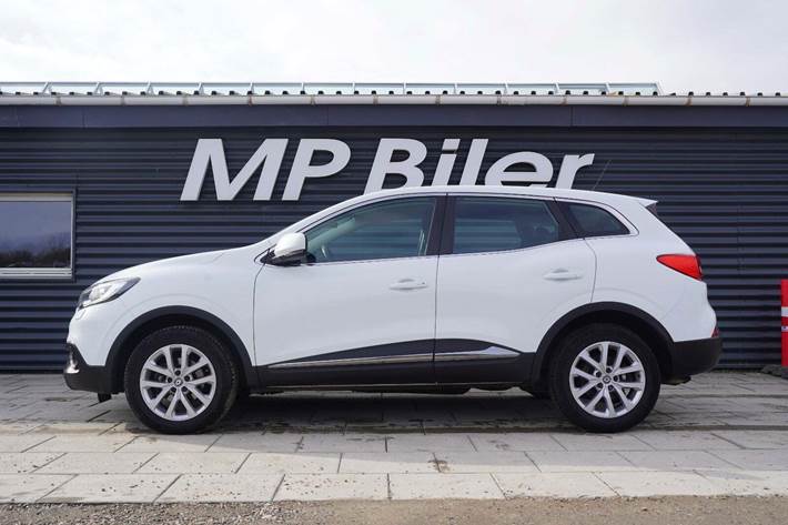 Hvid Renault Kadjar fra 2017