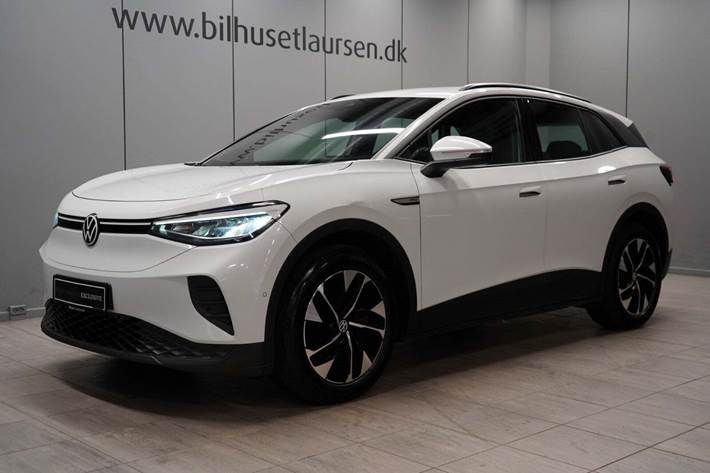 Hvid VW ID.4 fra 2023 set udefra