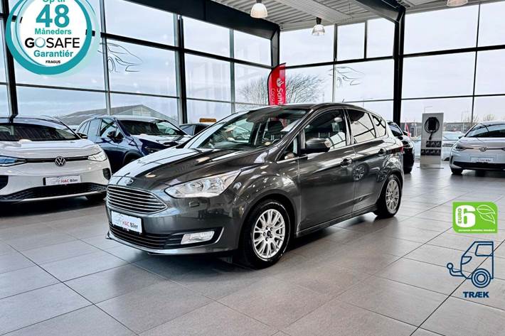 Grå Ford C-MAX fra 2018 set udefra