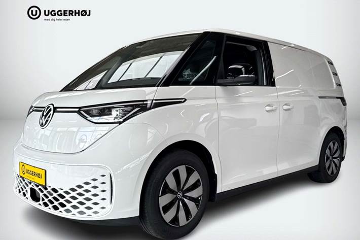 Hvid VW ID.Buzz fra 2026 set udefra