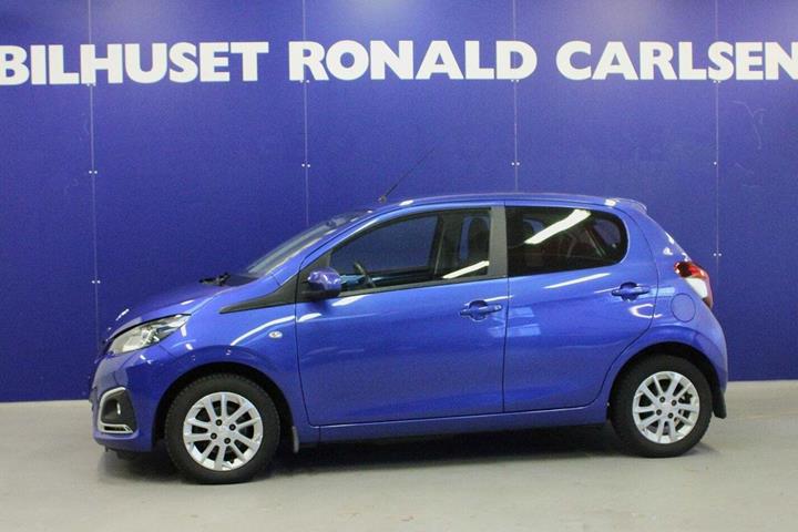 Blå Peugeot 108 fra 2020