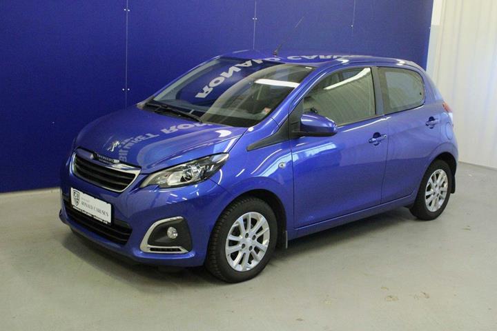 Blå Peugeot 108 fra 2020