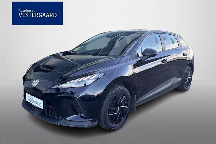 Sort MG 4 fra 2022 set udefra