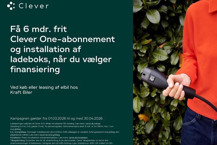 Hvid Skoda Enyaq fra 2022