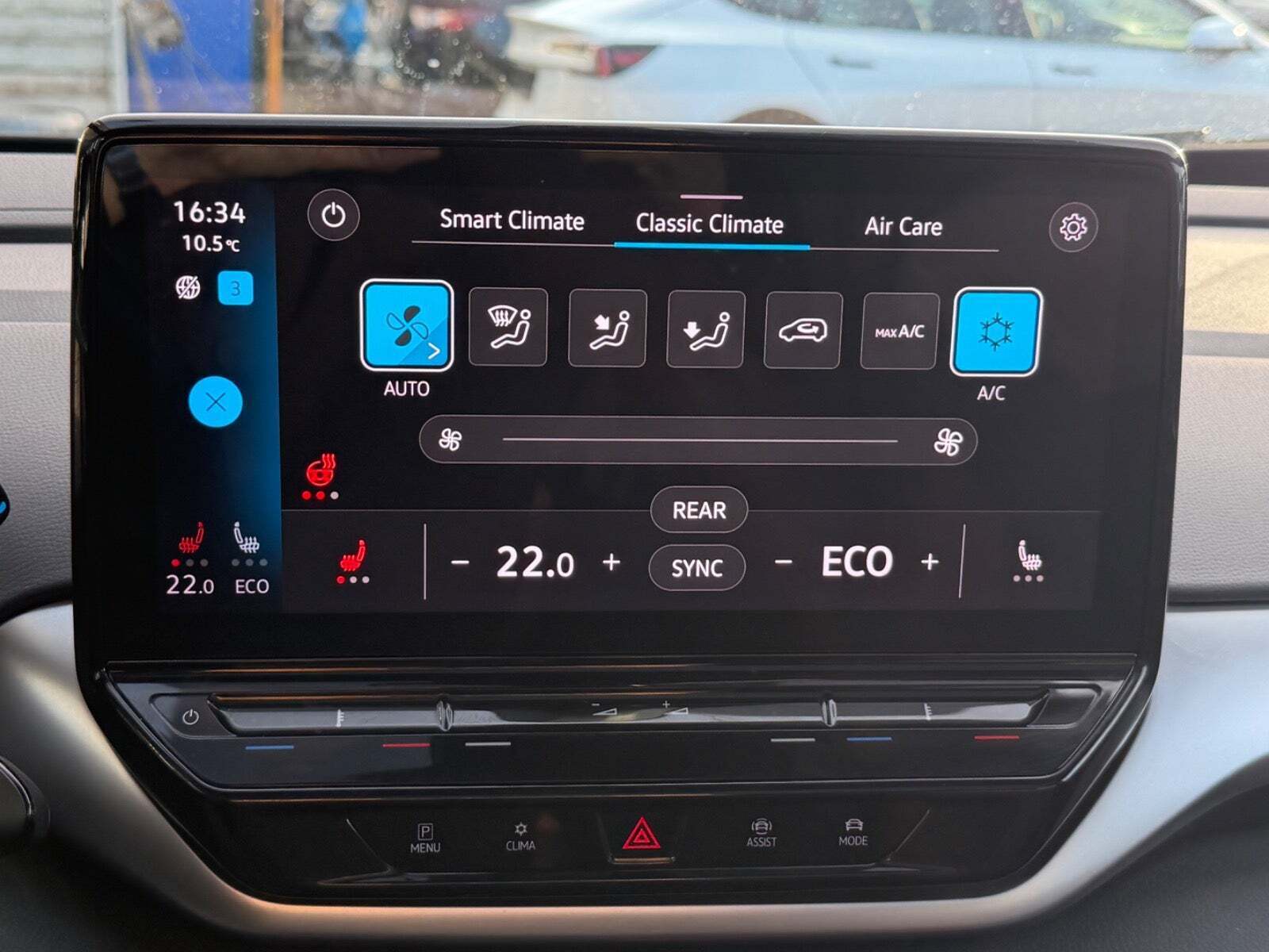Blå VW ID.4 fra 2021