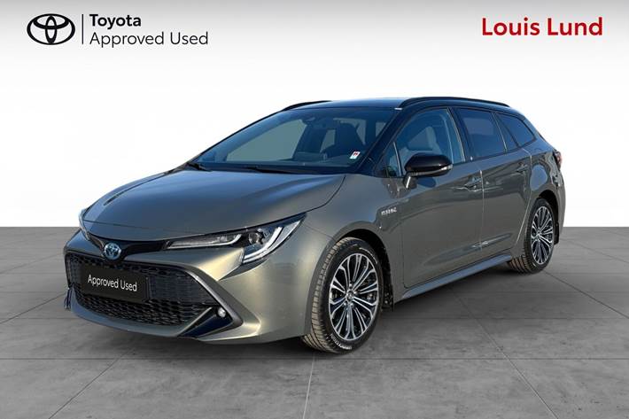 Bronze Toyota Corolla fra 2019 set udefra