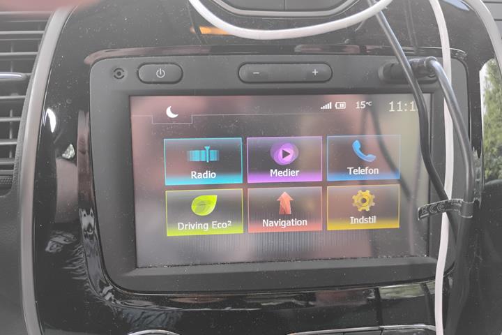 Hvid Renault Captur fra 2016