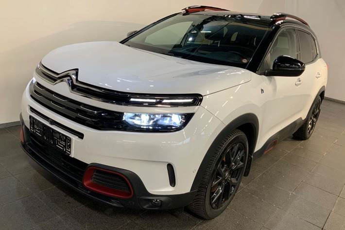 Hvid Citroën C5 Aircross fra 2021 set udefra