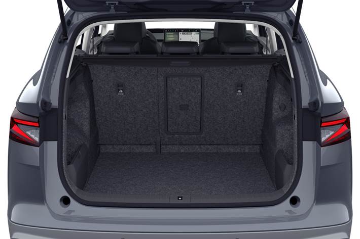 Grå Skoda Enyaq fra 2026