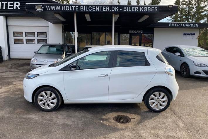 Hvid Renault Zoe fra 2016