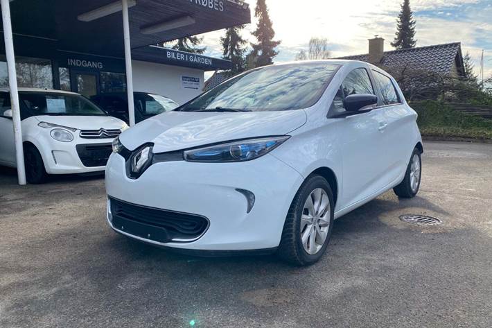 Hvid Renault Zoe fra 2016