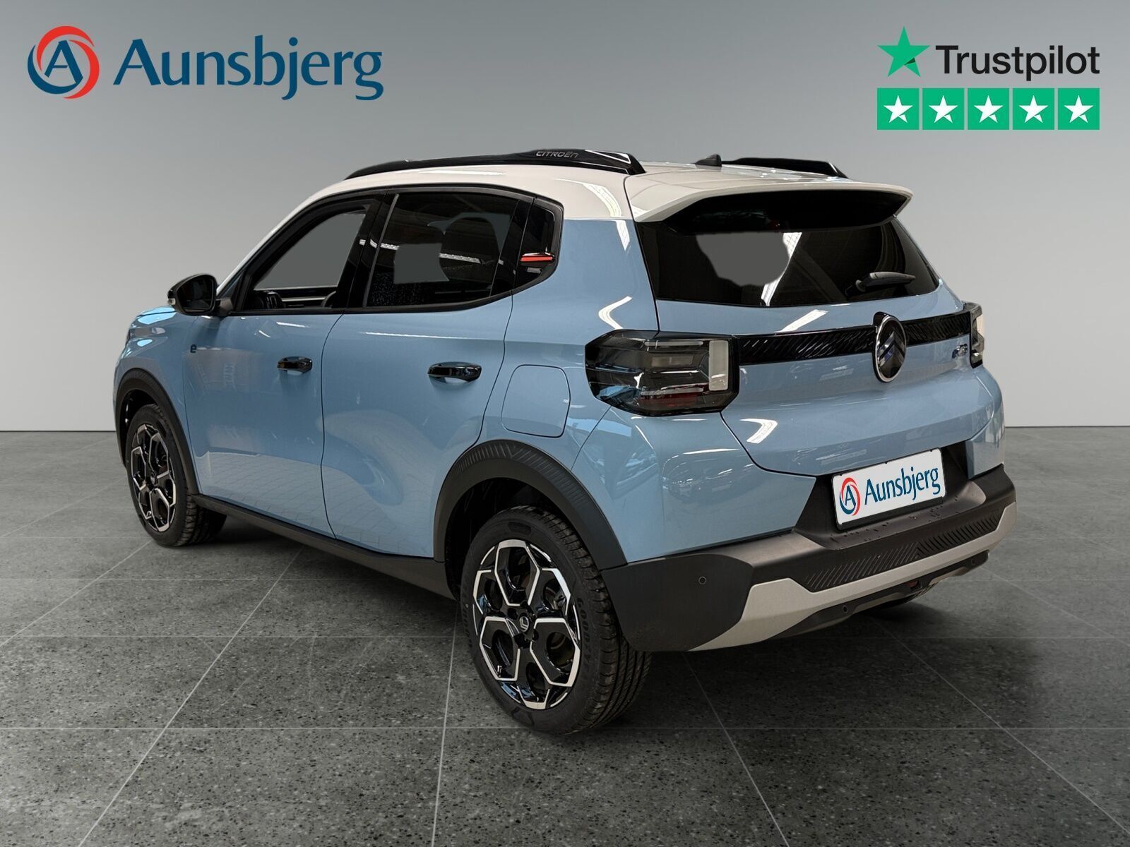 Blå Citroën ë-C3 fra 2024
