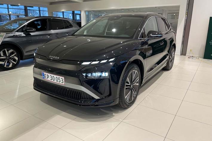 Sort Skoda Enyaq fra 2026