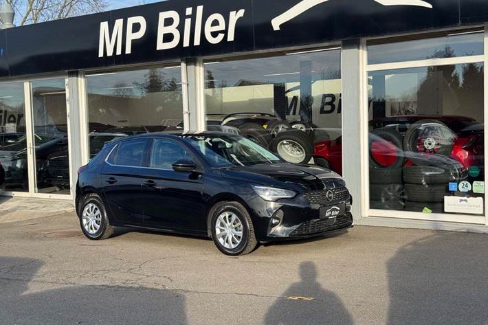 Sort Opel Corsa fra 2020