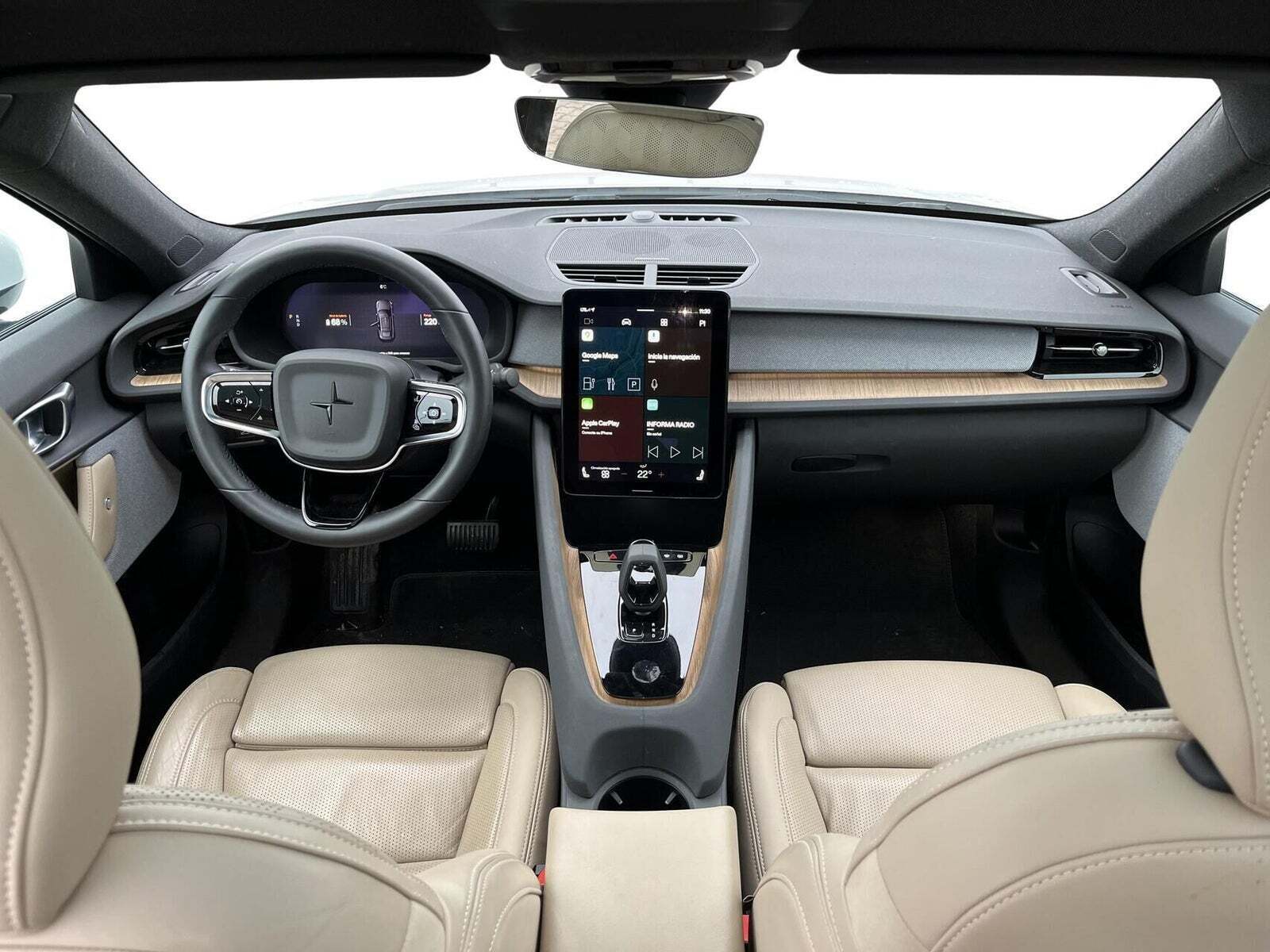 Hvid Polestar 2 fra 2022