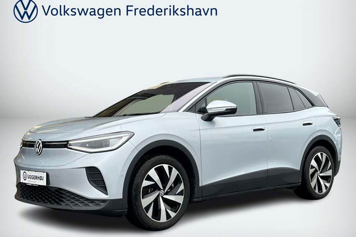 Sølv VW ID.4 fra 2025 set udefra