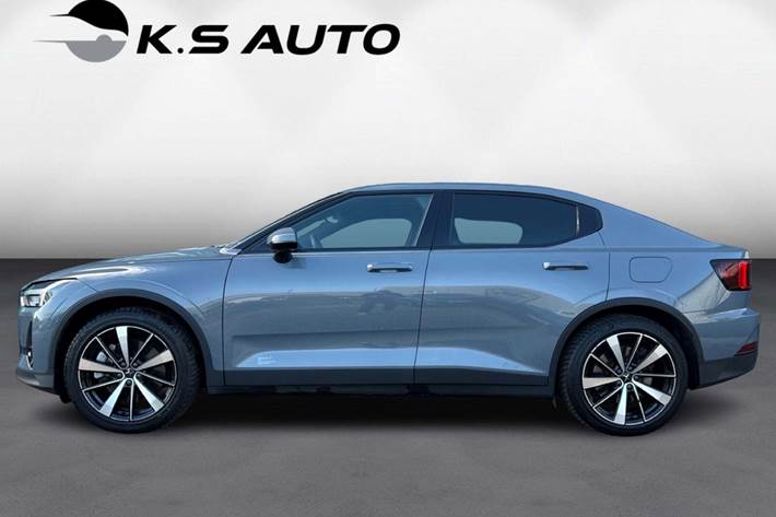 Grå Polestar 2 fra 2021