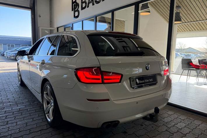 Hvid BMW 520d fra 2012