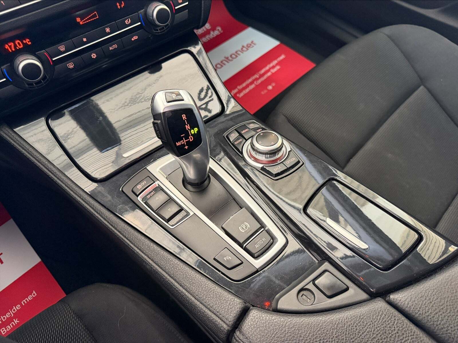 Hvid BMW 520d fra 2012