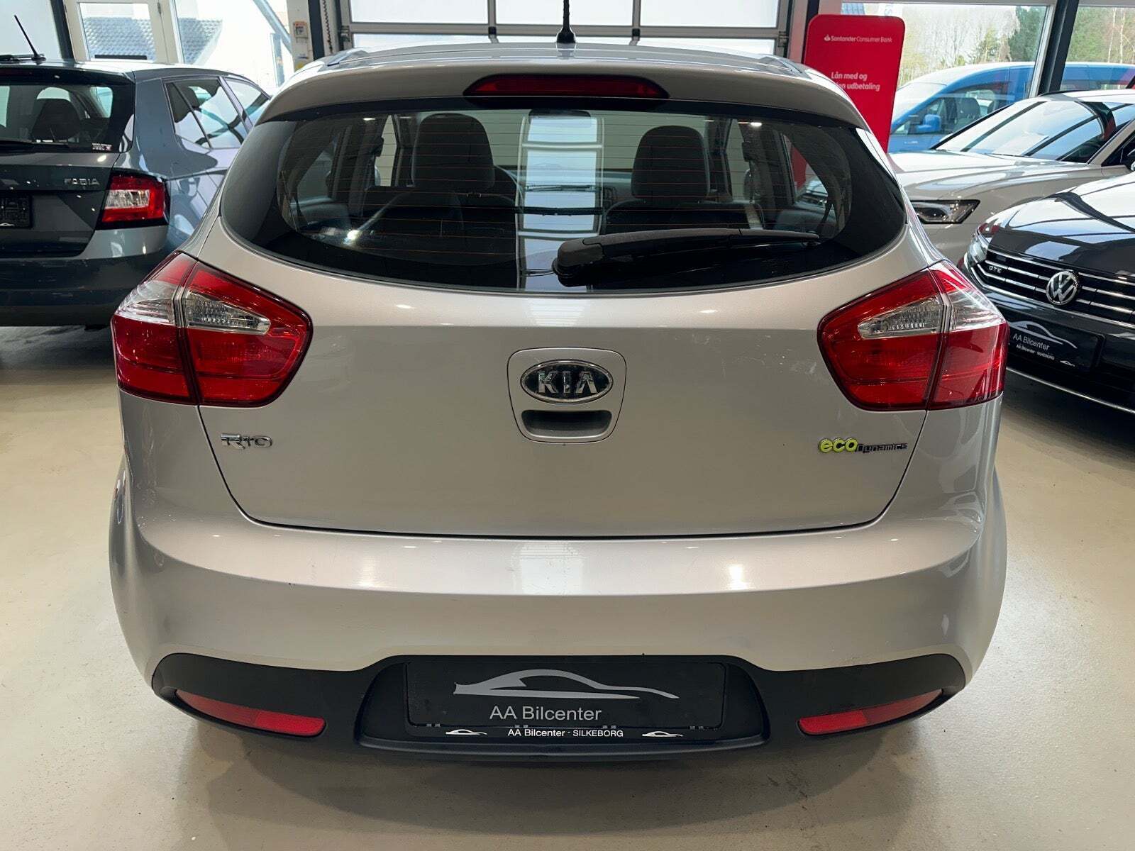 Sølv Kia Rio fra 2012
