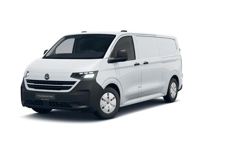 Hvid VW Transporter fra 2025