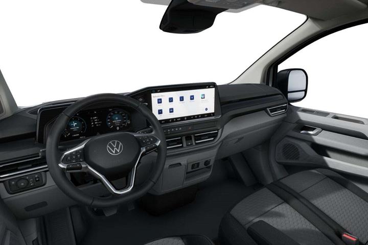 Hvid VW Transporter fra 2025