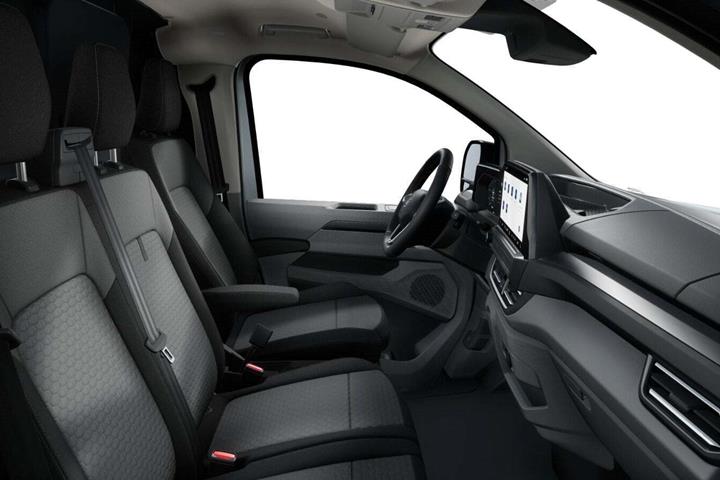 Hvid VW Transporter fra 2025