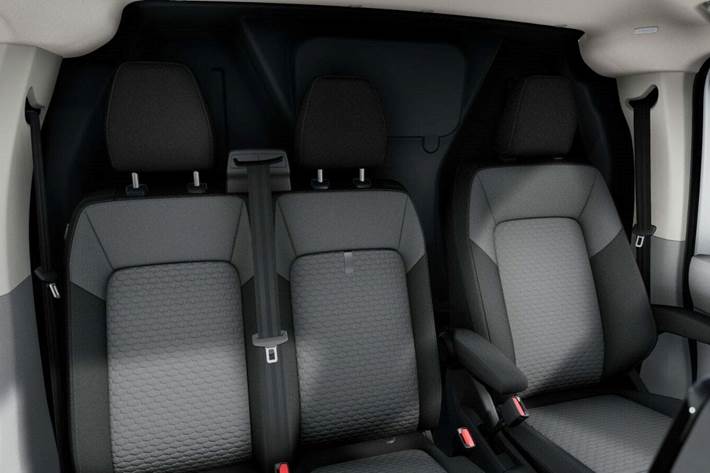 Hvid VW Transporter fra 2025