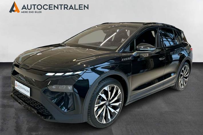 Sort Skoda Elroq fra 2026 set udefra