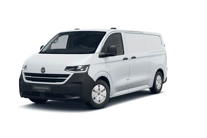 Hvid VW e-Transporter fra 2025