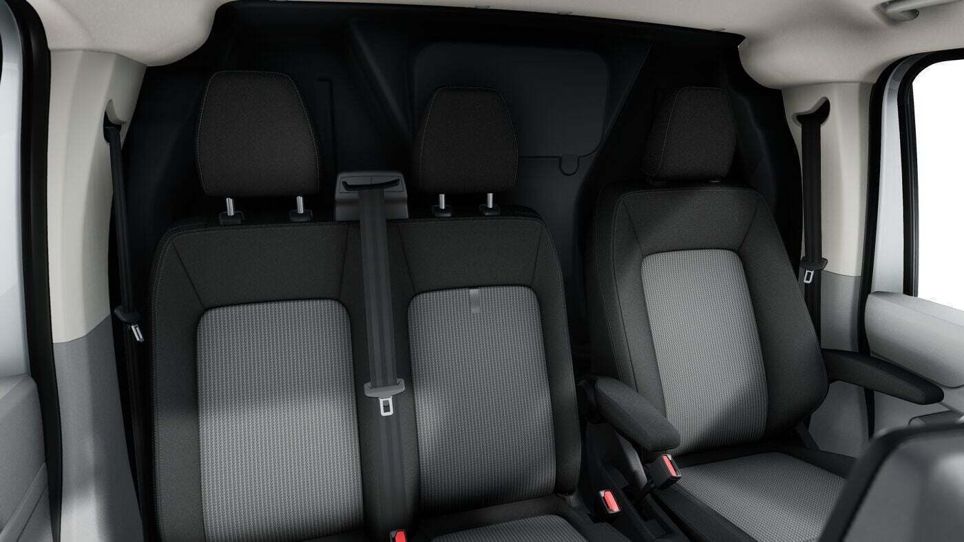 Hvid VW e-Transporter fra 2025