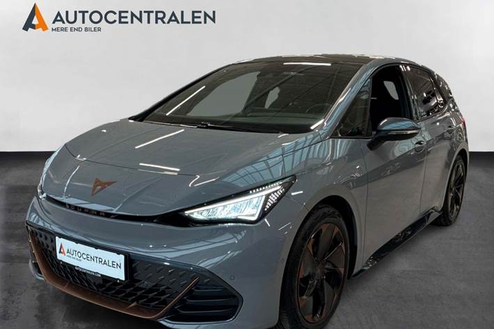 Grå Cupra Born fra 2022 set udefra
