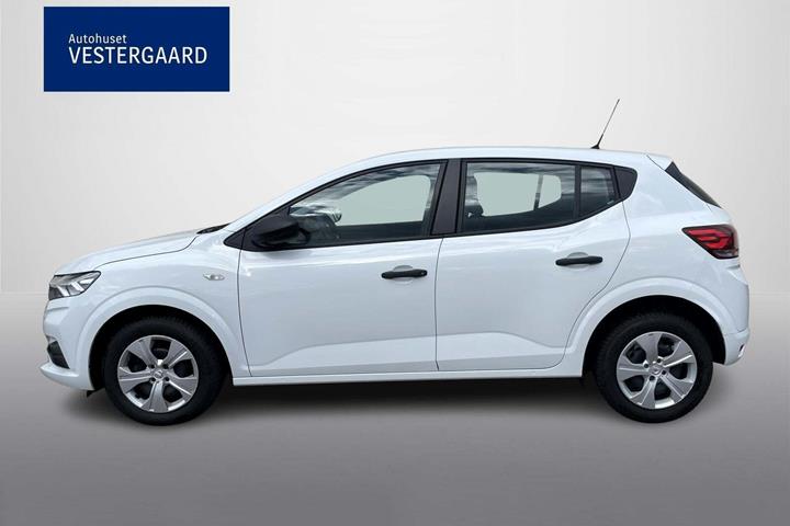 Hvid Dacia Sandero fra 2022