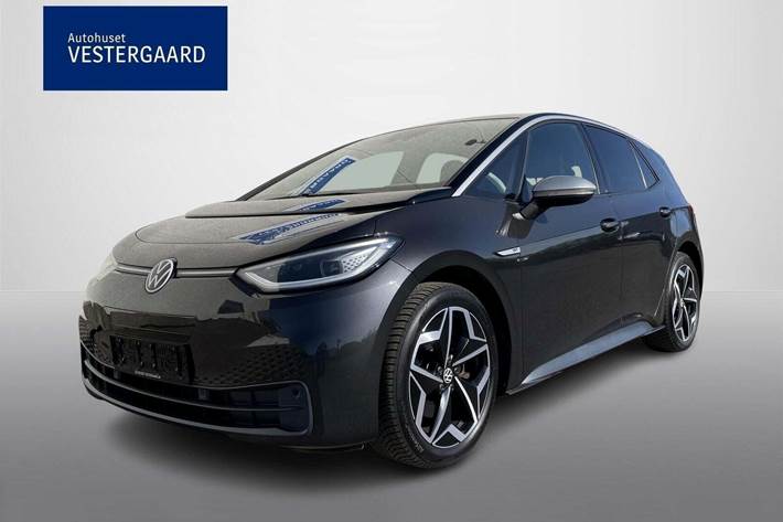 Sort VW ID.3 fra 2020 set udefra