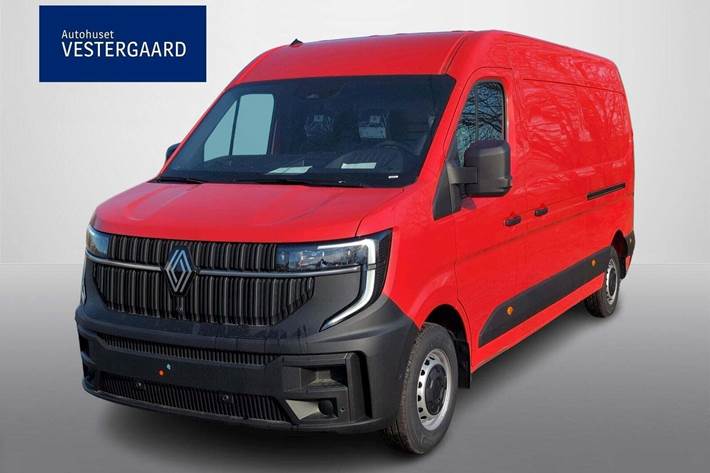 Rød Renault Master V T35 fra 2026 set udefra