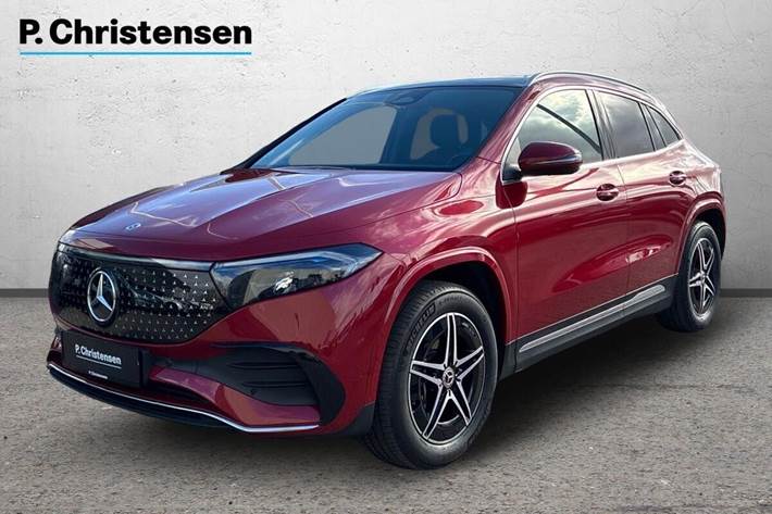 Grå Mercedes EQA250+ fra 2024 set udefra