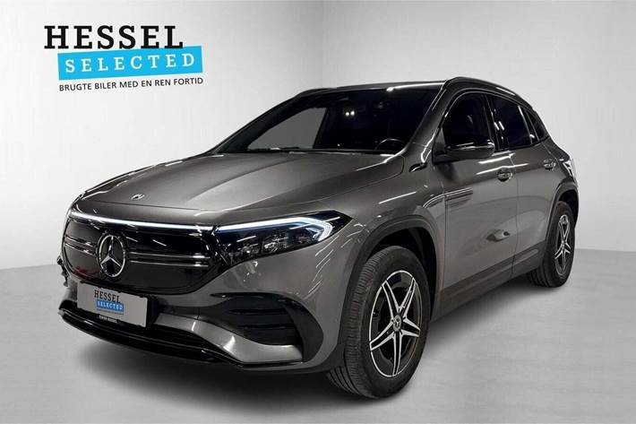Grå Mercedes EQA250 fra 2021 set udefra