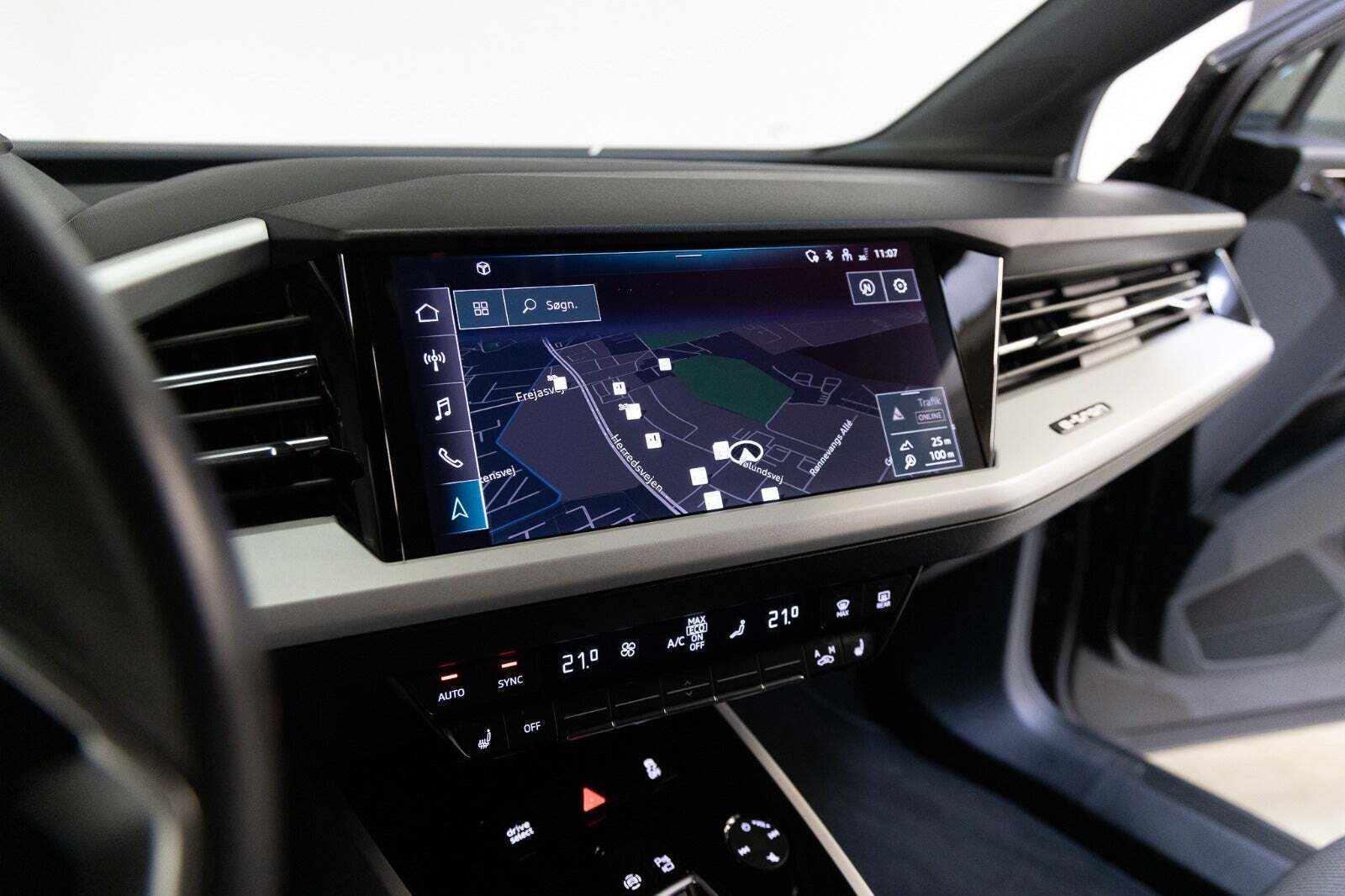 Sort Audi Q4 e-tron fra 2024