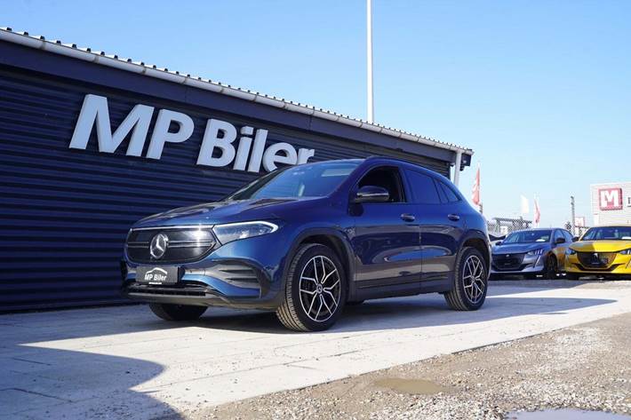 Grøn Mercedes EQA250 fra 2021