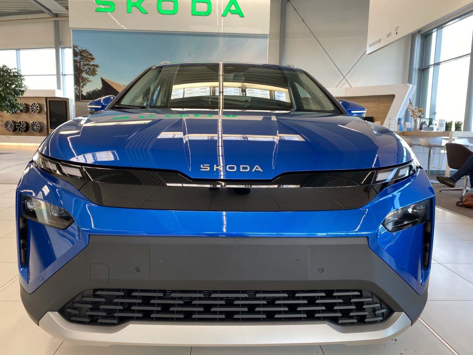 Blå Skoda Elroq fra 2026