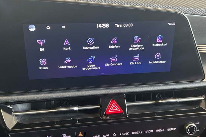 Blå Kia Niro fra 2023