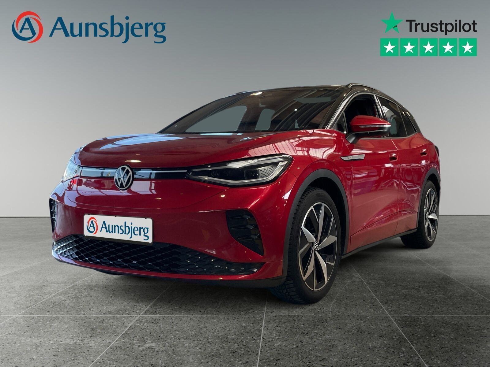 Rød VW ID.4 fra 2022