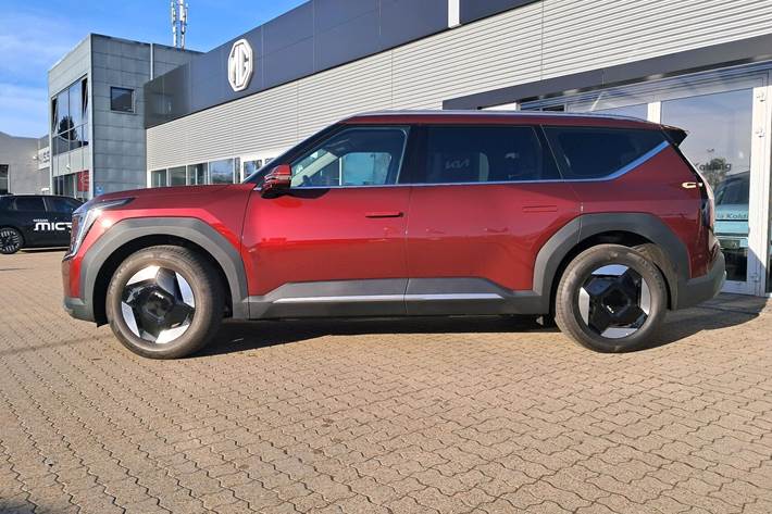 Rød Kia EV9 fra 2026