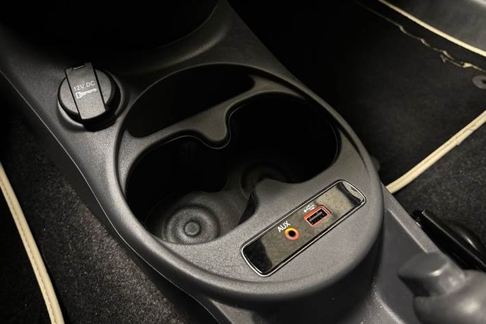 Hvid Fiat 500 fra 2016