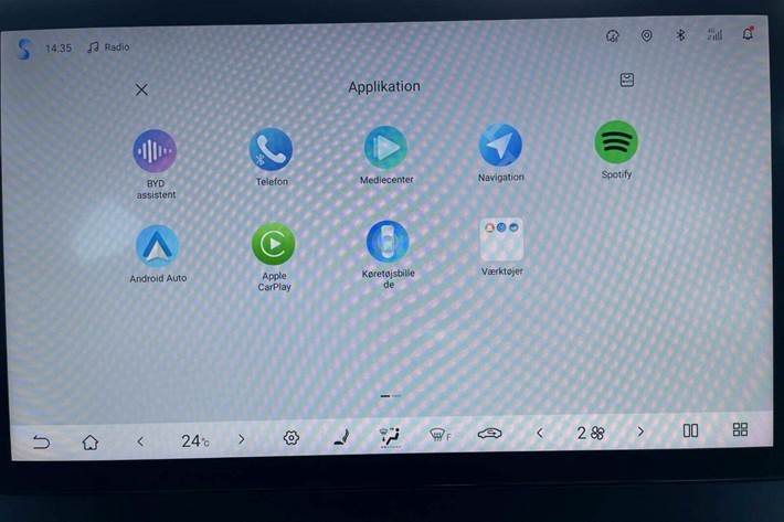 Hvid BYD Dolphin fra 2024