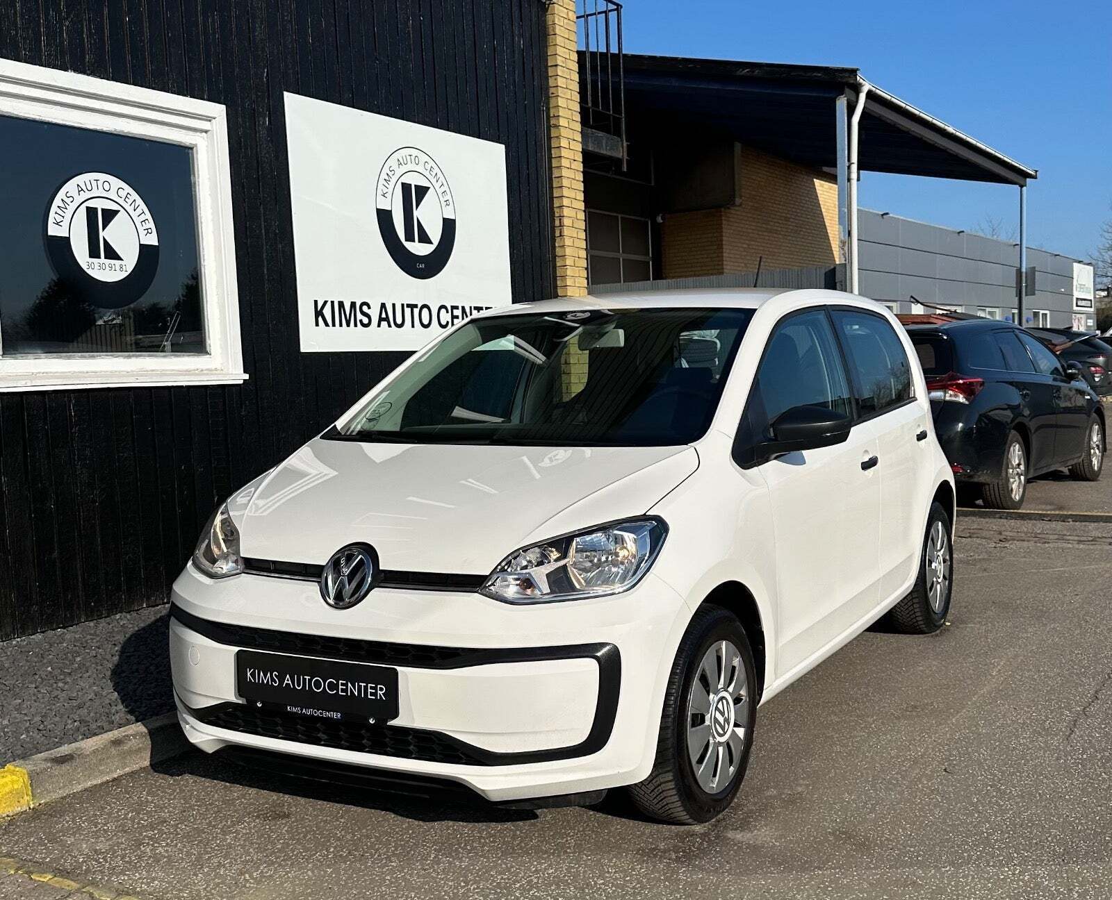 Hvid VW UP! fra 2017