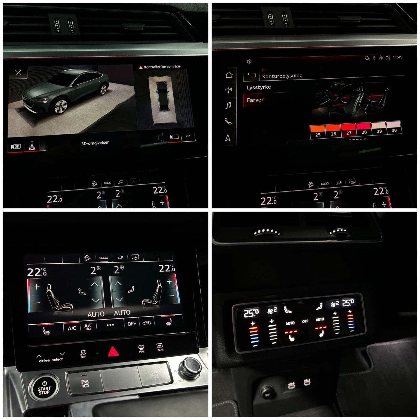 Hvid Audi e-tron fra 2021