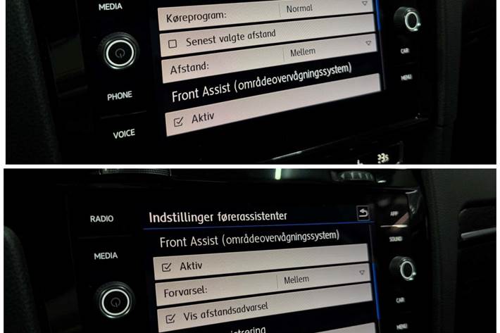 Sort VW Golf VII fra 2018